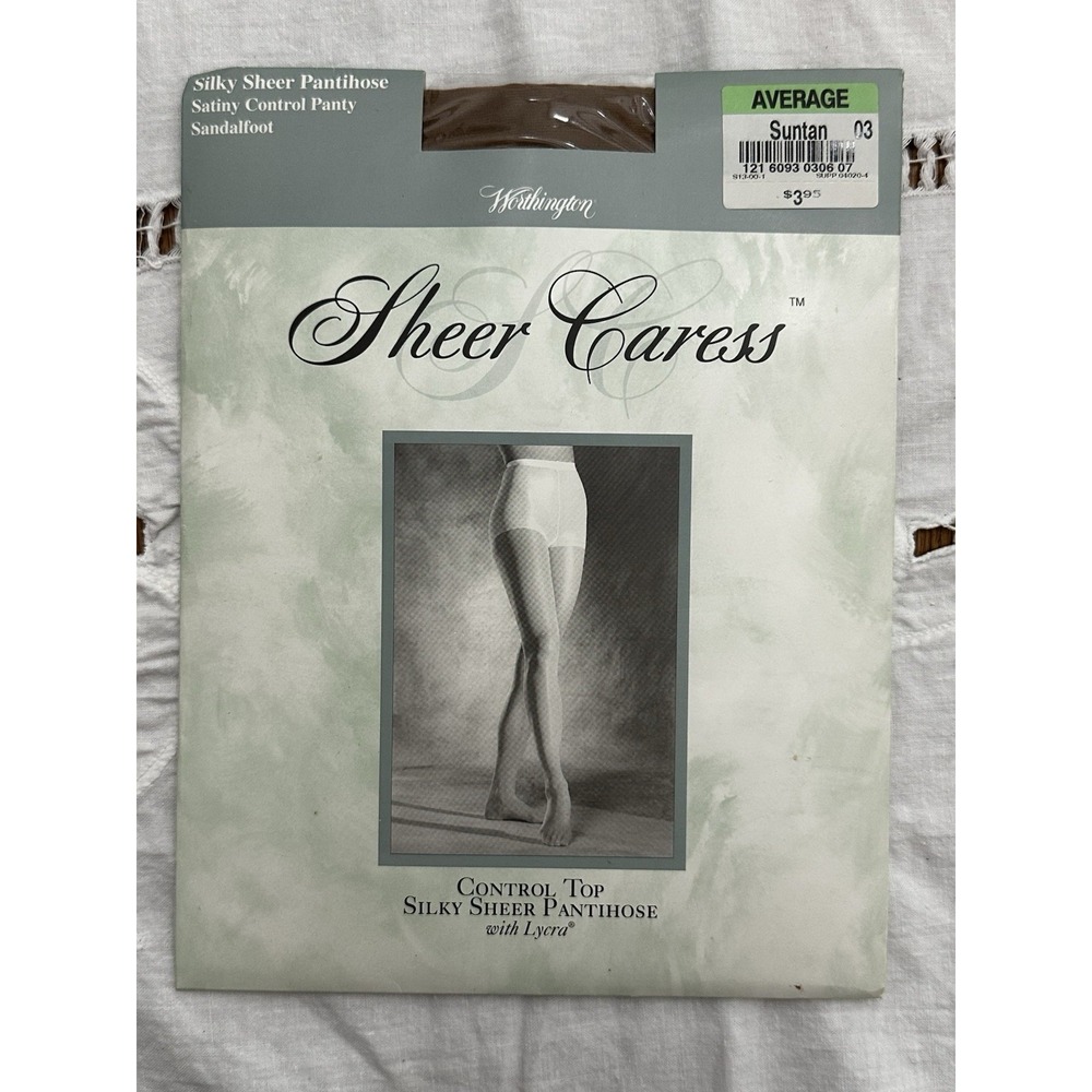 Worthington Sheer Caress Control Top Silky Sheer Suntan 03 Size: AVERAGE